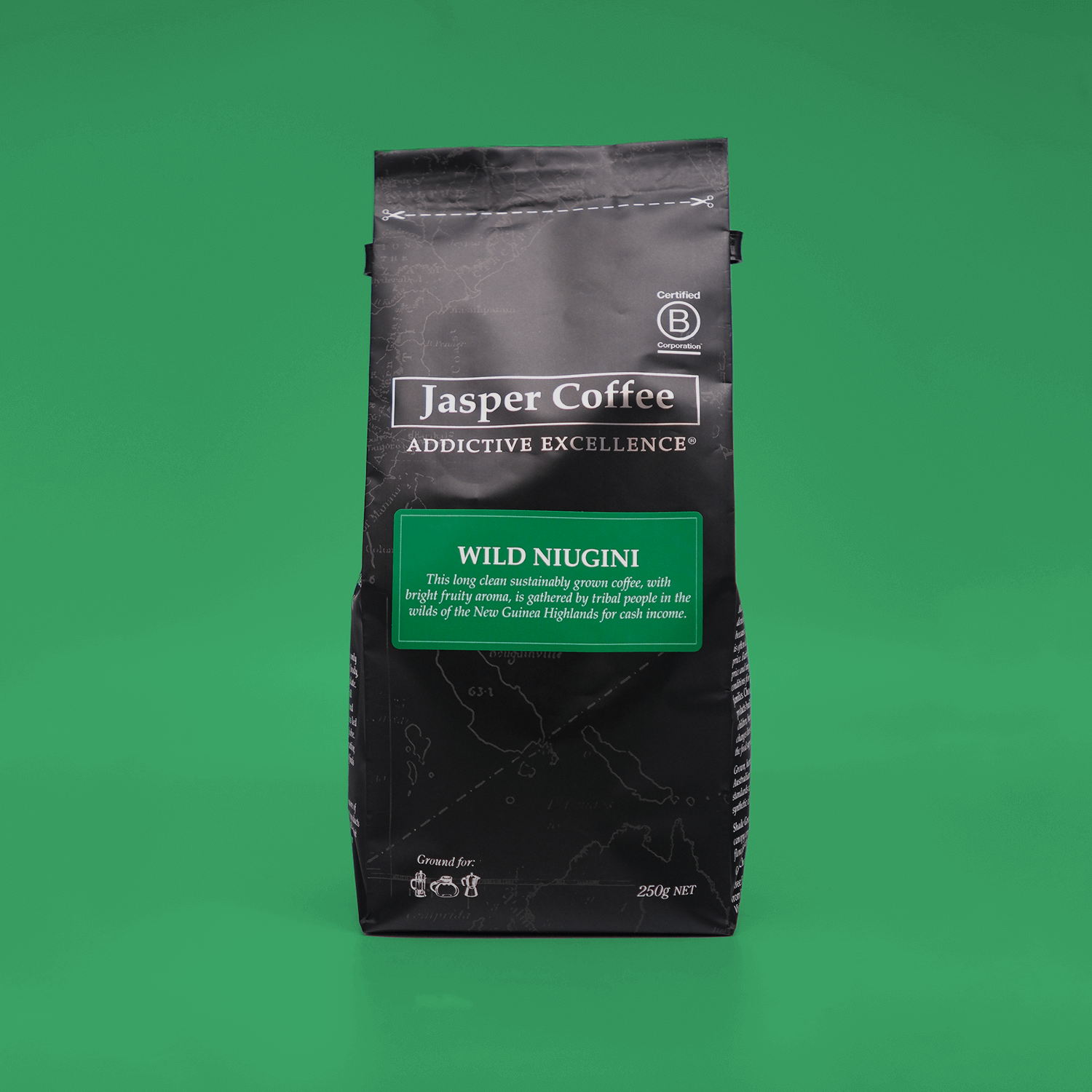 Niugini Wild Coffee Beans | B Corp Jasper Coffee roasted in Melbourne