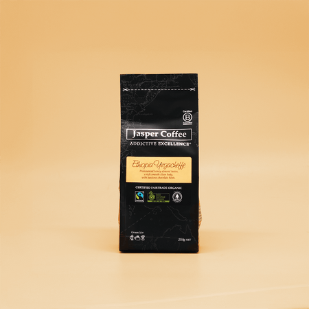 Photo of Ethiopia Yirgacheffe Fair Trade Certified Organic Coffee Beans Carbon Neutral B Corp Certified