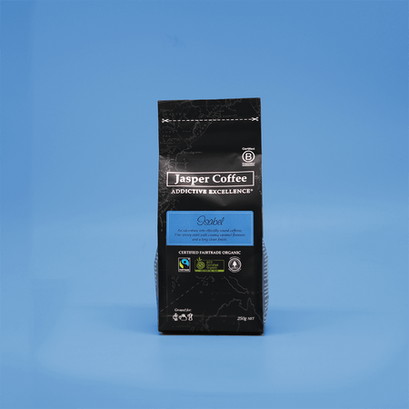 Photo of Isabel Blend Fair Trade Certified Organic Coffee Beans Carbon Neutral B Corp Certified