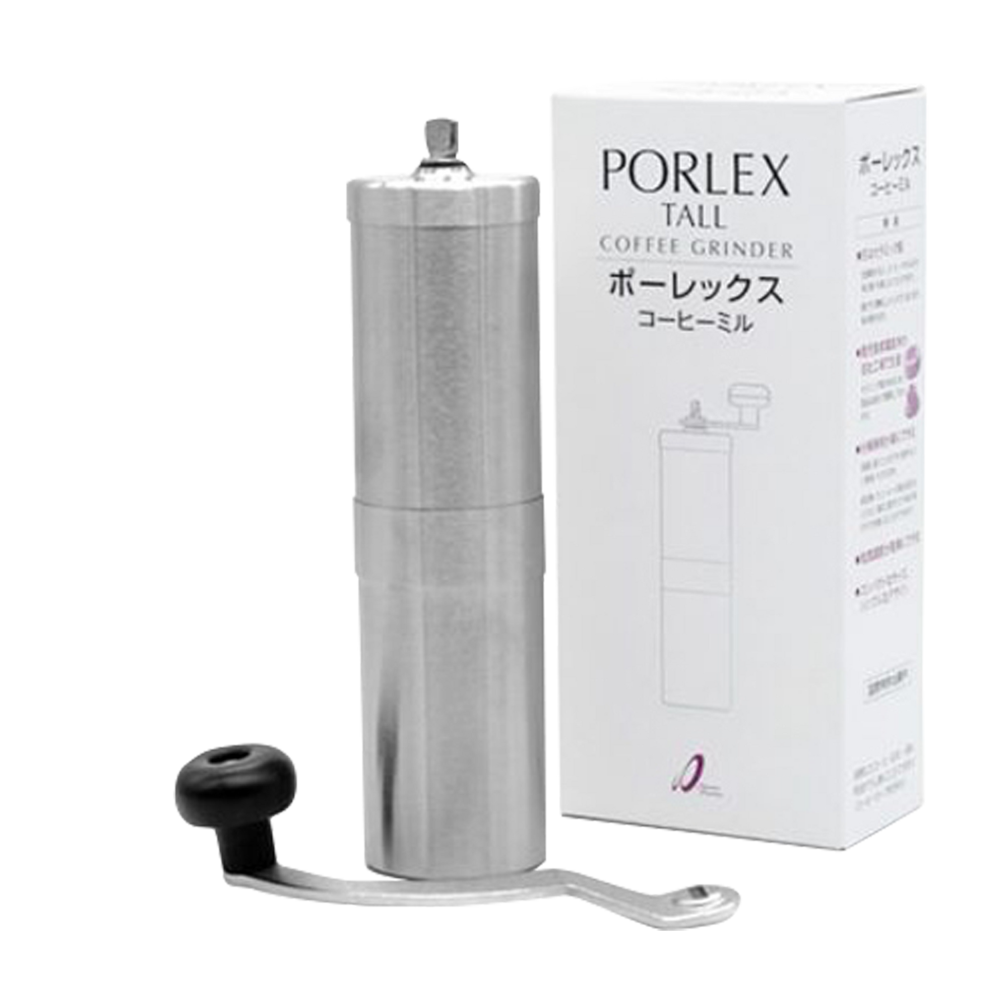 Porlex Tall Stainless Steel Hand Coffee Grinder Jasper Coffee